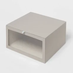 Hardside Fabric Front Open Bin Gray - Brightroom™ -Storage Furniture Shop GUEST a6f2fd32 5b4d 49c9 b59b eb2fbb5fd1b8