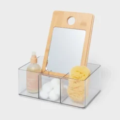 Cosmetic Storage Container With Bamboo Lid - Brightroom™ 5 Cosmetic Storage Container With Bamboo Lid - Brightroom™ -Storage Furniture Shop GUEST a73ed3ac 9507 4b02 8a31 9e83ea73742f