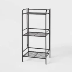 Folding 3 Shelves Black - Brightroom™ -Storage Furniture Shop GUEST ad23b2aa ea02 4c65 916f 058ab9cf16df