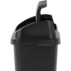 7.8gal Swing Top Waste Can Black - Brightroom™: Indoor Trash Bin With Lid, Textured Plastic, 21.375" Height 11 7.8gal Swing Top Waste Can Black - Brightroom™: Indoor Trash Bin With Lid, Textured Plastic, 21.375" Height -Storage Furniture Shop GUEST b36643ae 46dc 4664 9e1d cea91331967a
