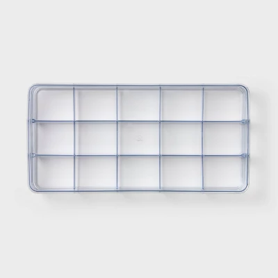 12"x6"x2" Tray Organizer Clear - Brightroom™ 2 12"x6"x2" Tray Organizer Clear - Brightroom™ - Image 2