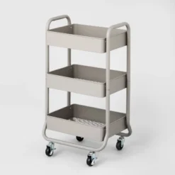 3 Tier Metal Utility Cart - Brightroom™ -Storage Furniture Shop GUEST b751237f 152d 4bb9 85de 6c42ef255a3f