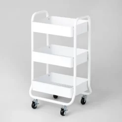 3 Tier Metal Utility Cart - Brightroom™ -Storage Furniture Shop GUEST b765bf17 124a 4ec7 8adf 430b4d14a690
