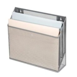 Mesh Hanging File Sorter With Keyholes Silver - Brightroom™: Steel File Organizer & Holder, Hanging Storage Bin 7 Mesh Hanging File Sorter With Keyholes Silver - Brightroom™: Steel File Organizer & Holder, Hanging Storage Bin -Storage Furniture Shop GUEST b962d082 af4e 4a2b 885a 47670734af09