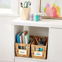 Set Of 2 Bin Labels Gold - Brightroom™