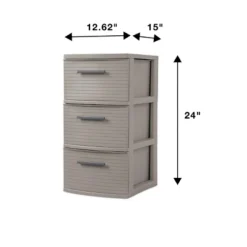 3 Drawer Medium Tower Dark Gray - Brightroom™: Plastic Storage Drawers, Portable Universal Storage, No Assembly Required 11 3 Drawer Medium Tower Dark Gray - Brightroom™: Plastic Storage Drawers, Portable Universal Storage, No Assembly Required -Storage Furniture Shop GUEST bf6392a9 b2b1 474e a697 9d1f08e3c887