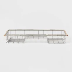 Metal Bathtub Caddy With Wood Handles - Brightroom™ -Storage Furniture Shop GUEST c36f2fab 3b86 43c7 b0dd 3a35c275f20c
