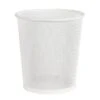 Mesh Waste Basket White - Brightroom™: Steel Indoor Trash Can, Nonslip Base, Fingerprint-Resistant, 3 Gallon Capacity