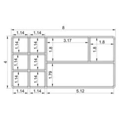 Bathroom Plastic 9 Slot Mixed Cosmetic Organizer Clear - Brightroom™: Makeup & Vanity Organizer Tray For Bathroom Countertop -Storage Furniture Shop GUEST ce22836d 74cb 4ebd 9775 ea32f97e5e94
