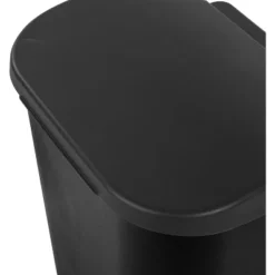 11.3gal Lift Top Waste Basket Black - Brightroom™: Kitchen Trash Can, Fingerprint-Resistant, Indoor Trash Bin -Storage Furniture Shop GUEST ce8d910b 16ed 43ec 8492 683a30edbc45