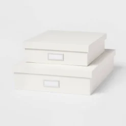 Canvas Desk Storage Box Set Of 2 - Brightroom™ -Storage Furniture Shop GUEST d08316dd b99f 4e3b 89ec fa5c80fd7470