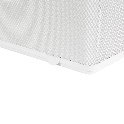 10" X 14" X 13.25" Mesh Crate File Box White - Brightroom™ 2 10" X 14" X 13.25" Mesh Crate File Box White - Brightroom™ - Image 2