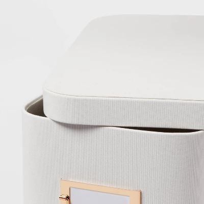 Small Decorative Fabric Box Ivory - Brightroom™ 2 Small Decorative Fabric Box Ivory - Brightroom™ - Image 2