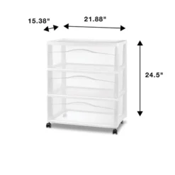 3 Drawer Wide Cart White - Brightroom™: Plastic Storage Drawers, Utility Cart With Casters, Portable Universal Storage 6 3 Drawer Wide Cart White - Brightroom™: Plastic Storage Drawers, Utility Cart With Casters, Portable Universal Storage -Storage Furniture Shop GUEST d3c78612 44a4 4e30 b173 444395629312