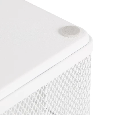 Mesh Medium Desktop Organizer White - Brightroom™: Steel Desk Tool Holder For Office Organization & Accessories 3 Mesh Medium Desktop Organizer White - Brightroom™: Steel Desk Tool Holder For Office Organization & Accessories - Image 3