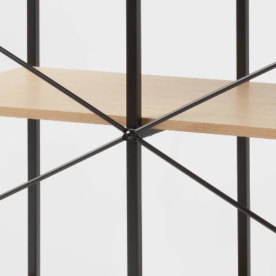 11" 4 Cube Storage Shelves - Brightroom™: Modular Storage Furniture, Anti-Tip, Paper Laminate, Powder-Coated Steel 3 11" 4 Cube Storage Shelves - Brightroom™: Modular Storage Furniture, Anti-Tip, Paper Laminate, Powder-Coated Steel - Image 3