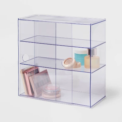 Clear Case With Sliding Doors - Brightroom™: Plastic Bath Caddy, Shower Organizer, Over The Door, 12"x6"x12" 3 Clear Case With Sliding Doors - Brightroom™: Plastic Bath Caddy, Shower Organizer, Over The Door, 12"x6"x12" - Image 3
