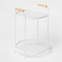 Round Vanity Organizer With Wood Handles - Brightroom™ -Storage Furniture Shop GUEST f2434174 7b6c 4774 aa32 39b1c1176e31