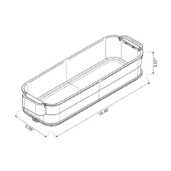 Click In Place 3qt Clear Shallow Slim Plastic Storage Bin With White Latch For Home And Office Organization - Brightroom™ -Storage Furniture Shop GUEST f68e3368 8ce5 445e a264 6be5fa79ddbf