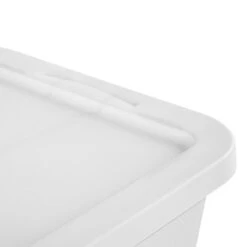 16qt Clear Storage Box With Lid White - Brightroom™ -Storage Furniture Shop GUEST f89d1403 4dbd 4064 8c6e 39217eec43ea
