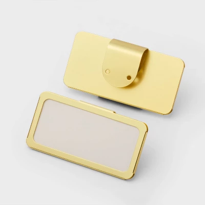 Small Bin Labels 3pk Gold - Brightroom™ 3 Small Bin Labels 3pk Gold - Brightroom™ - Image 3