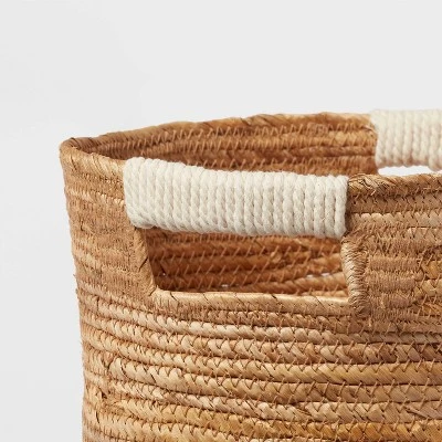 Woven Round Banana Sewing Basket - Brightroom™ 2 Woven Round Banana Sewing Basket - Brightroom™ - Image 2